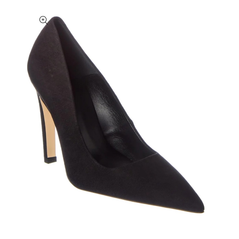 NWOT Good American Suede Icon Pumps